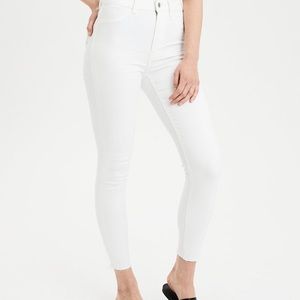 American Eagle fresh white cropped jegging 6
